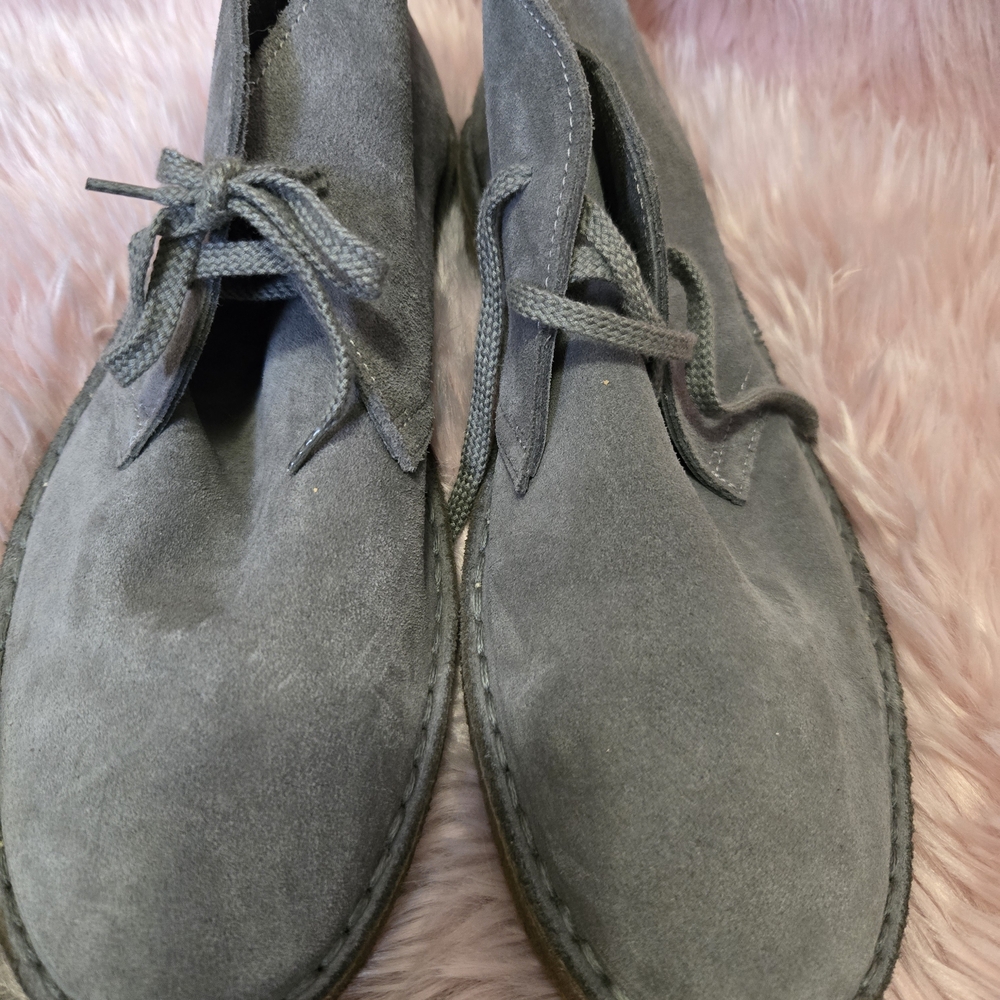 J. Crew Men's Charcoal Suede Boots